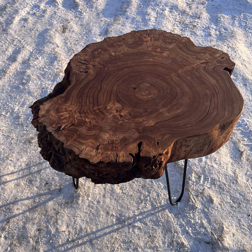 Стол из поперечного спила дерева, фото 2